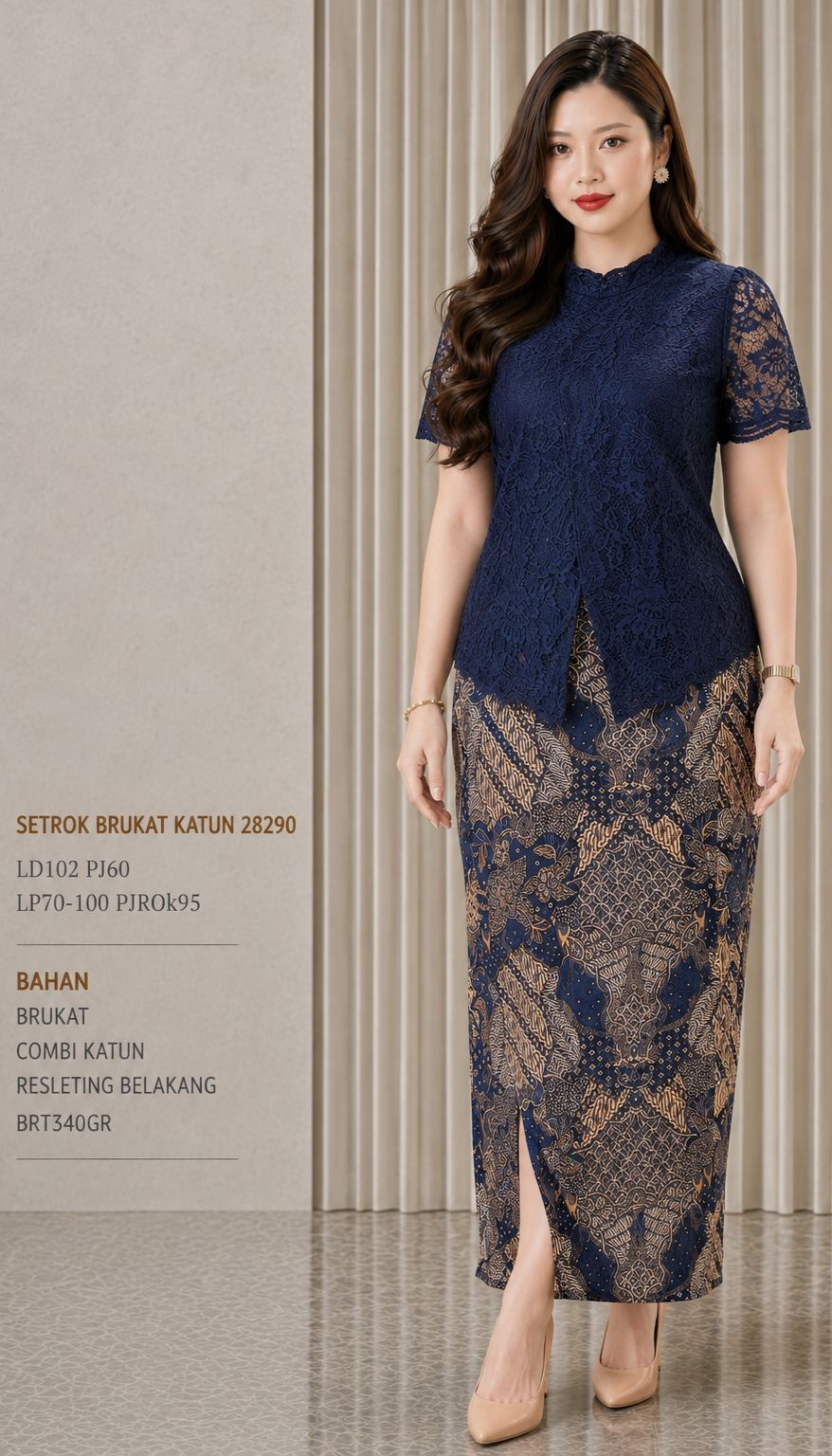 Setrok Brukat Katun 28290