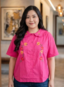 Blouse Kerah Jumbo Wanita